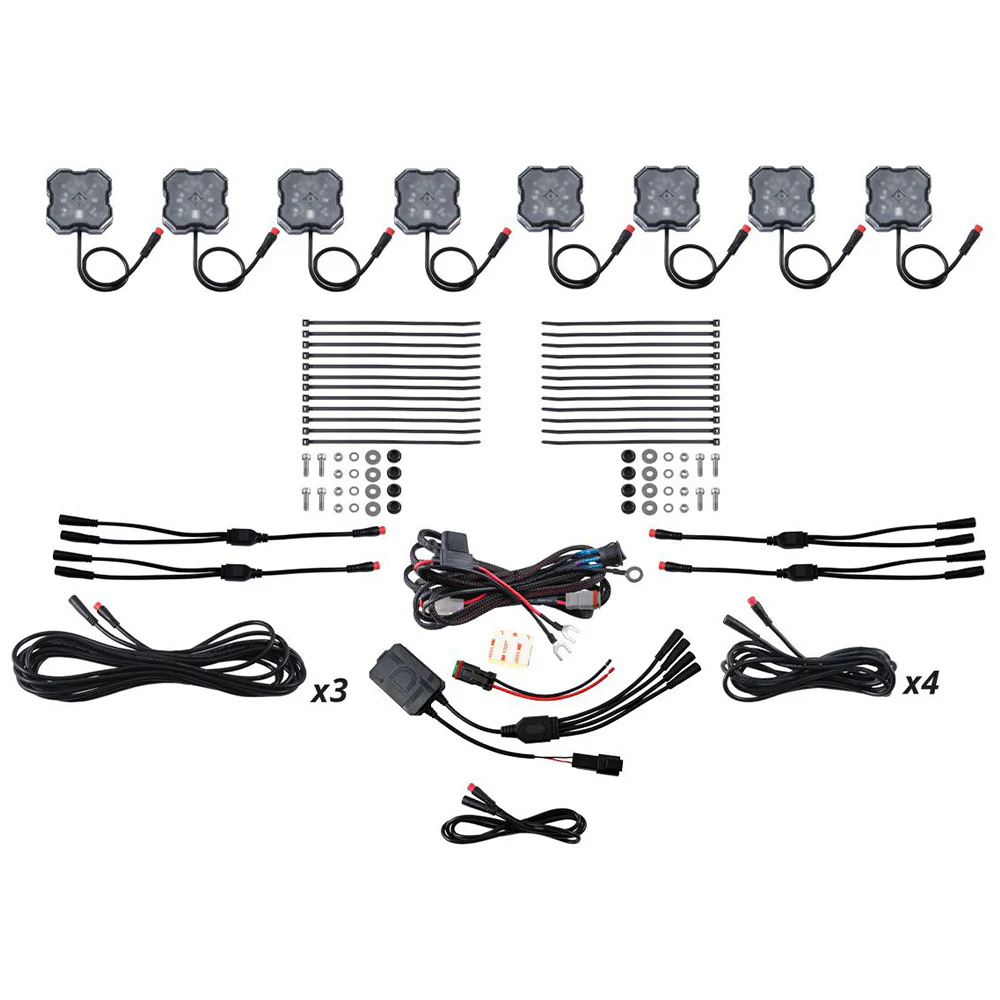 Stage Series LED Rock Light Kit Single-color & RGBW (8-Pack) - Image 14
