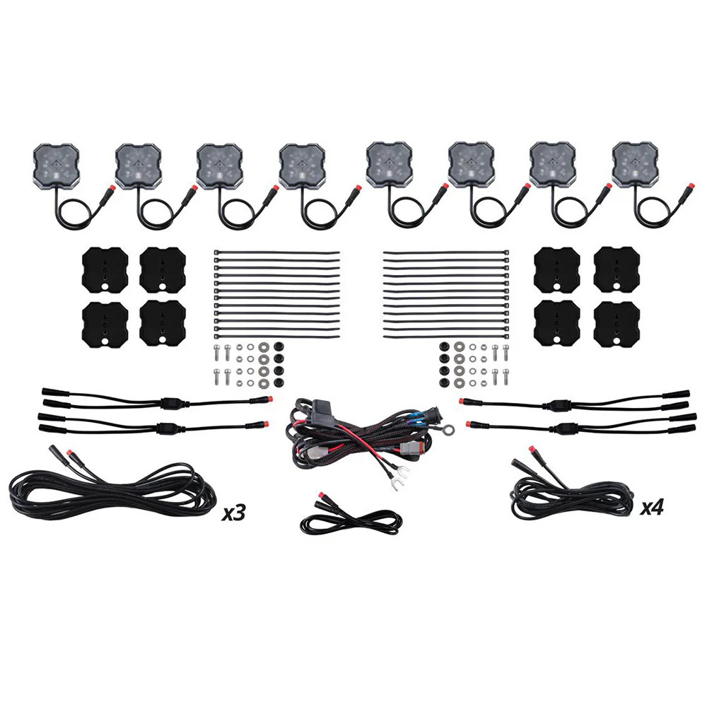 Stage Series LED Rock Light Kit Single-color & RGBW (8-Pack) - Image 15