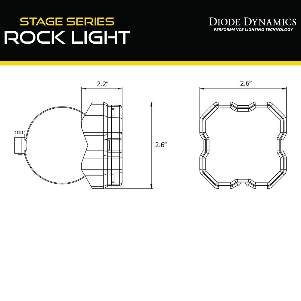 Stage Series Rock Light Roll Bar Mount - Image 4