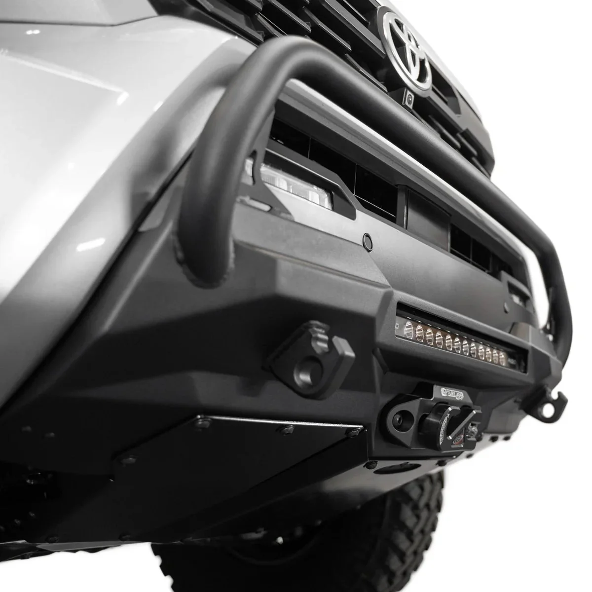 Stealth Center Mount Winch Front with Top Hoop Bumper Tacoma (2024+) - Image 10
