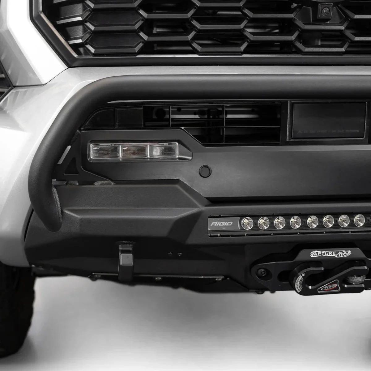 Stealth Center Mount Winch Front with Top Hoop Bumper Tacoma (2024+) - Image 11