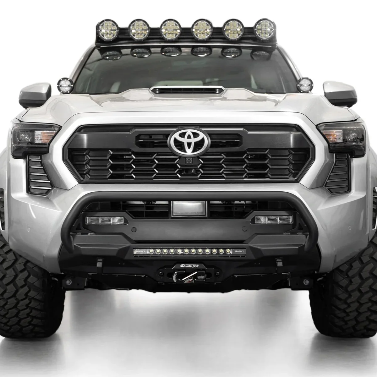 Stealth Center Mount Winch Front with Top Hoop Bumper Tacoma (2024+) - Image 5