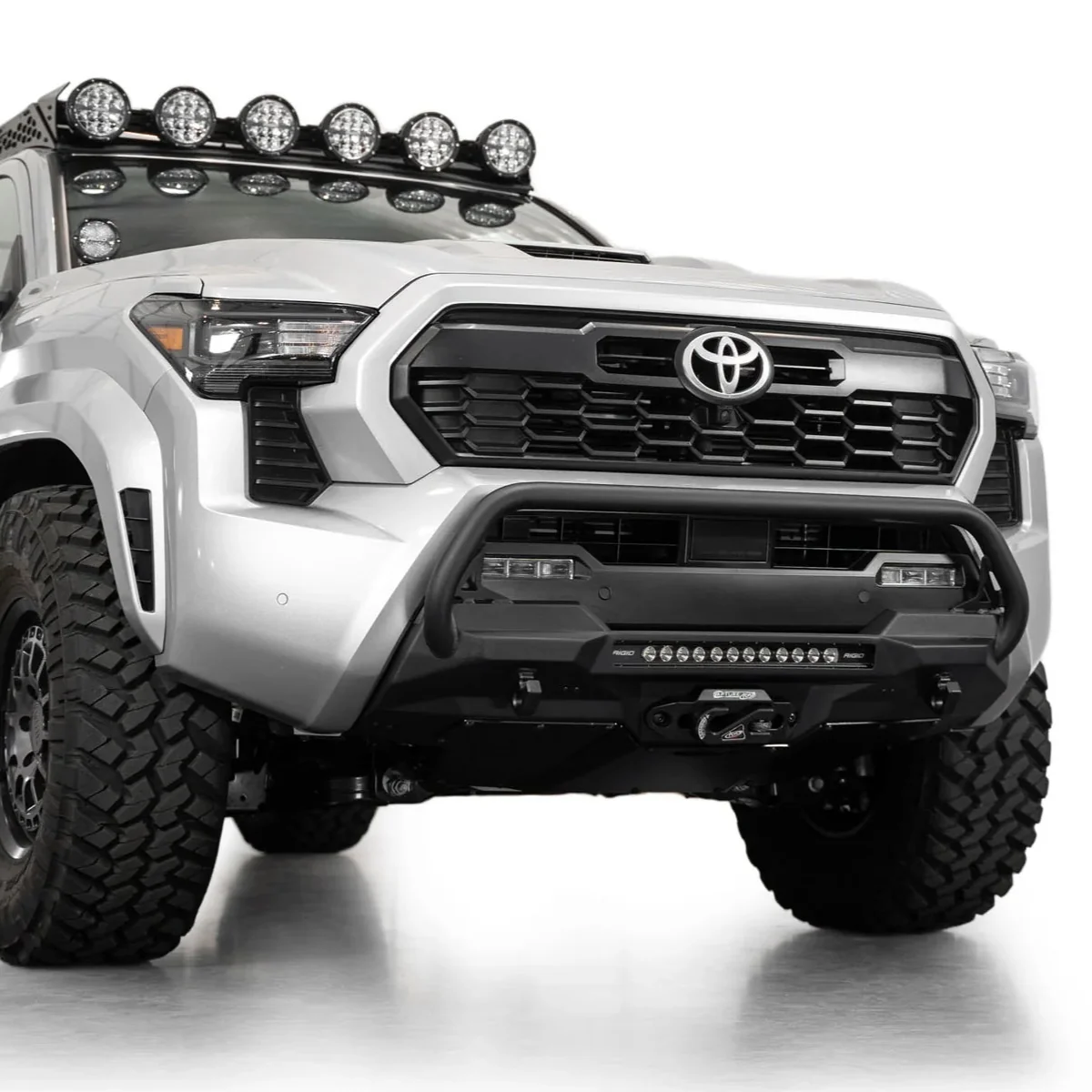 Stealth Center Mount Winch Front with Top Hoop Bumper Tacoma (2024+) - Image 9