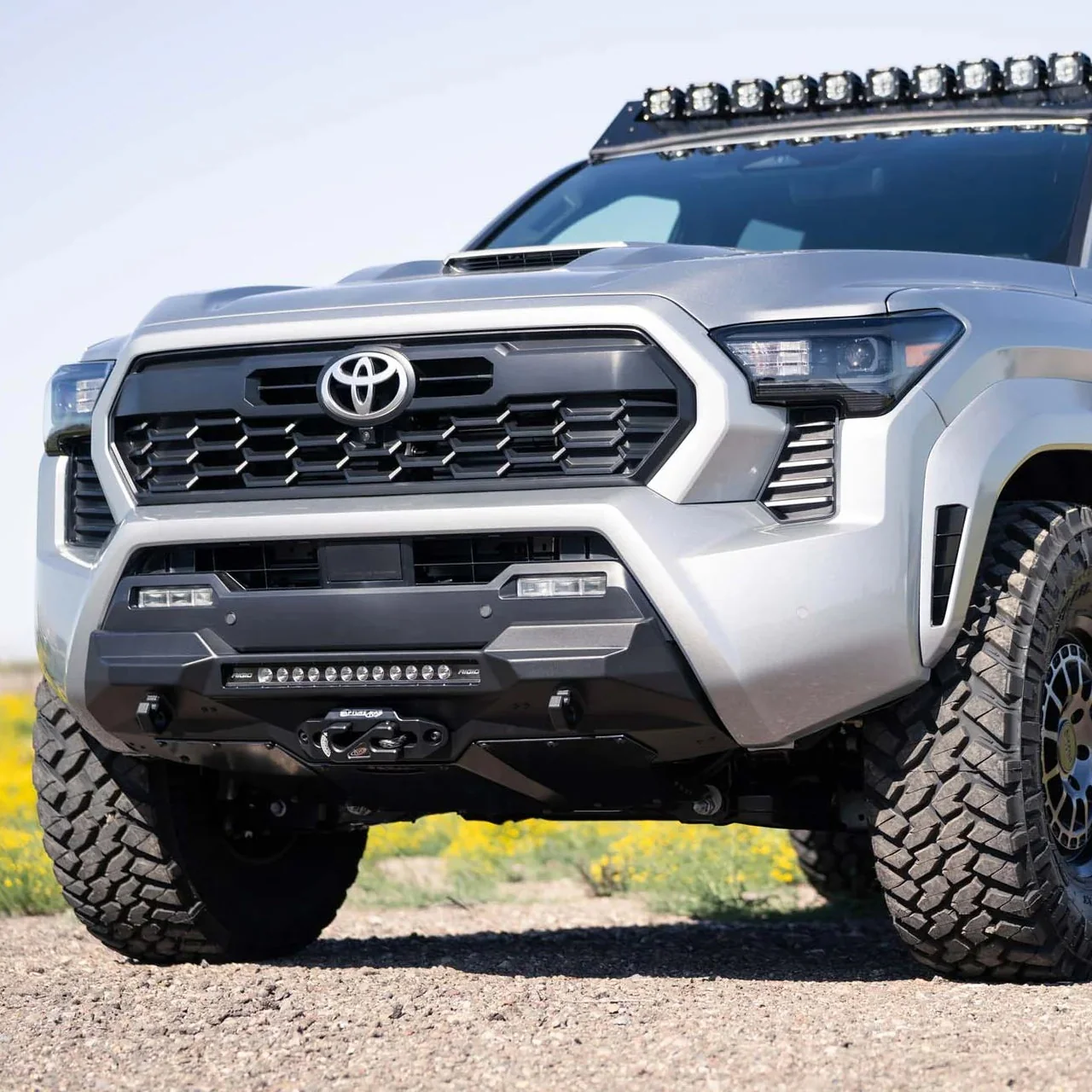 Stealth Center Mount Winch Front Bumper Tacoma (2024+) - Image 5