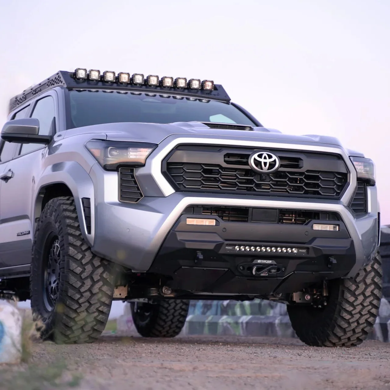Stealth Center Mount Winch Front Bumper Tacoma (2024+) - Image 6