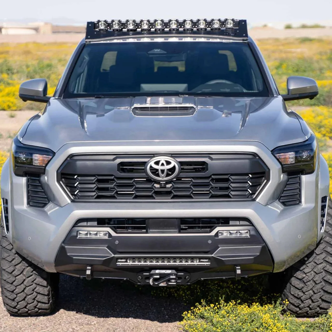 Stealth Center Mount Winch Front Bumper Tacoma (2024+) - Image 9