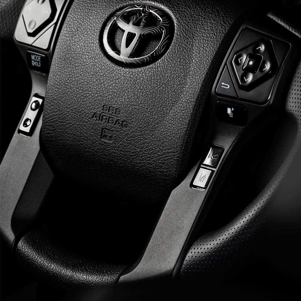 Steering Wheel Blackout Surround 4Runner (2014-2024) & Tacoma (2016-2023) & Tundra (2014-2021) - Image 6