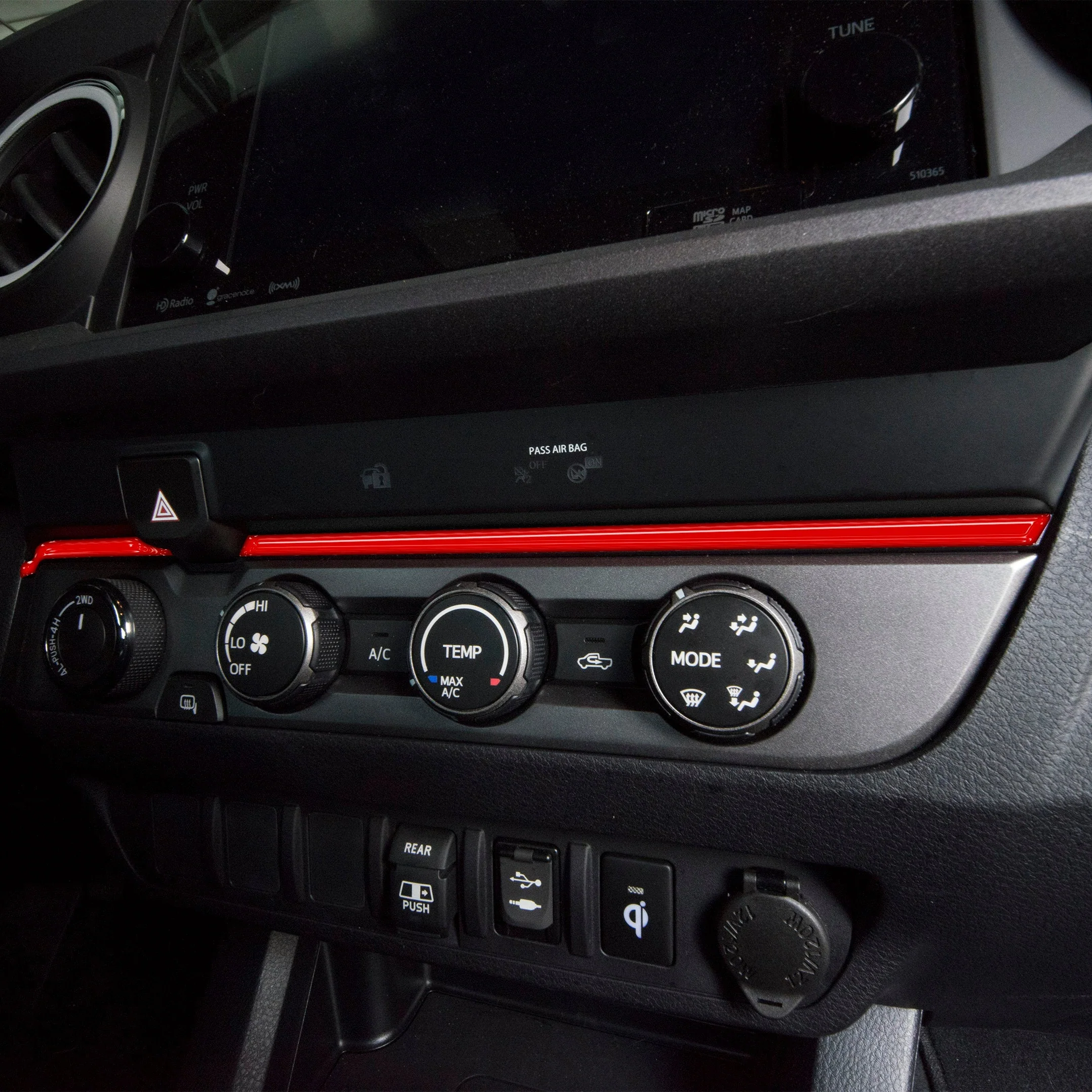 Strip Above Climate Control Accent Overlay Tacoma (2016-2023) - Image 2