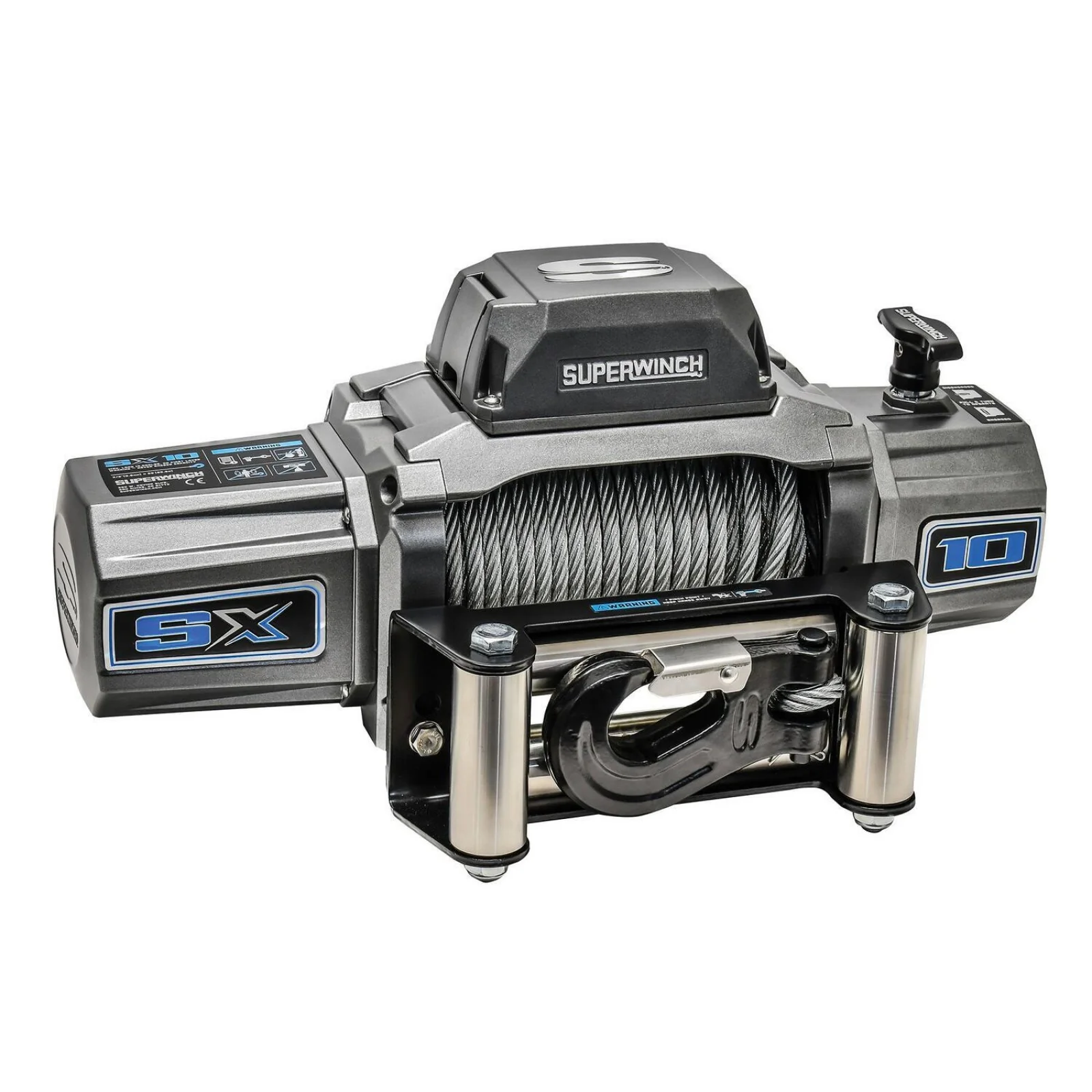 SX10 12V DC 10,000lb Steel Wire Rope Winch - Image 3