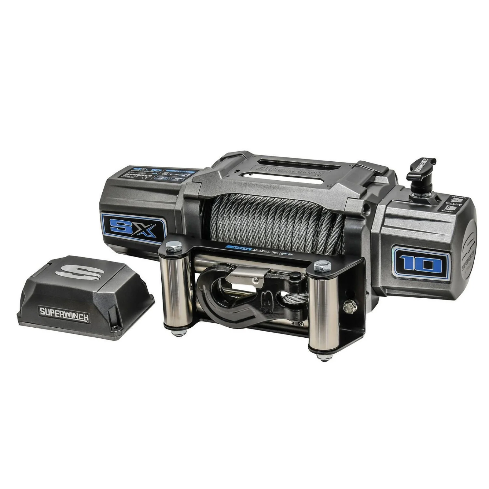 SX10 12V DC 10,000lb Steel Wire Rope Winch - Image 9