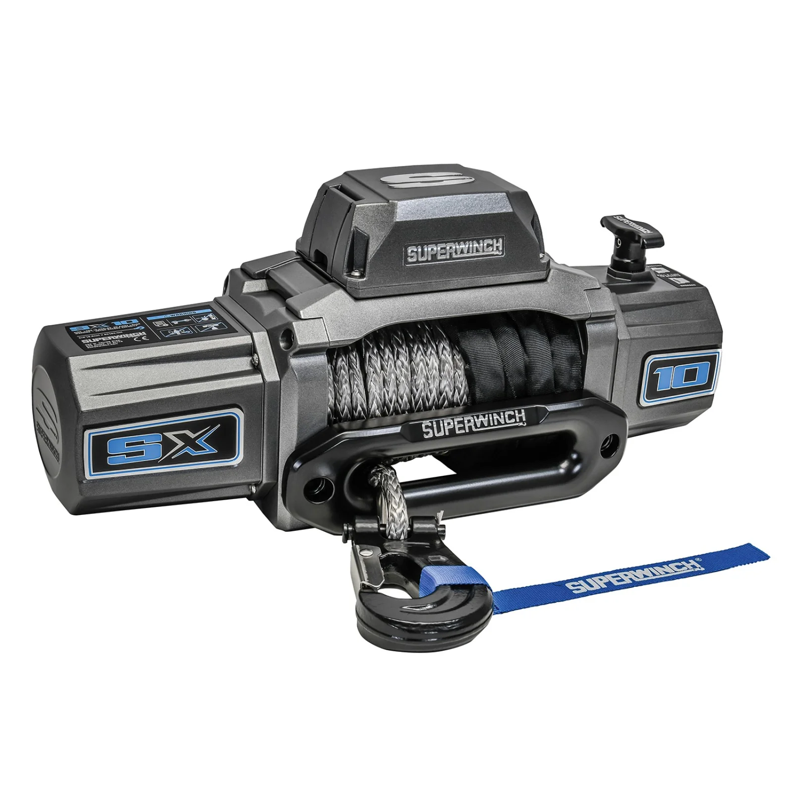 SX10SR 12V DC 10,000lb Synthetic Rope Winch - Image 3