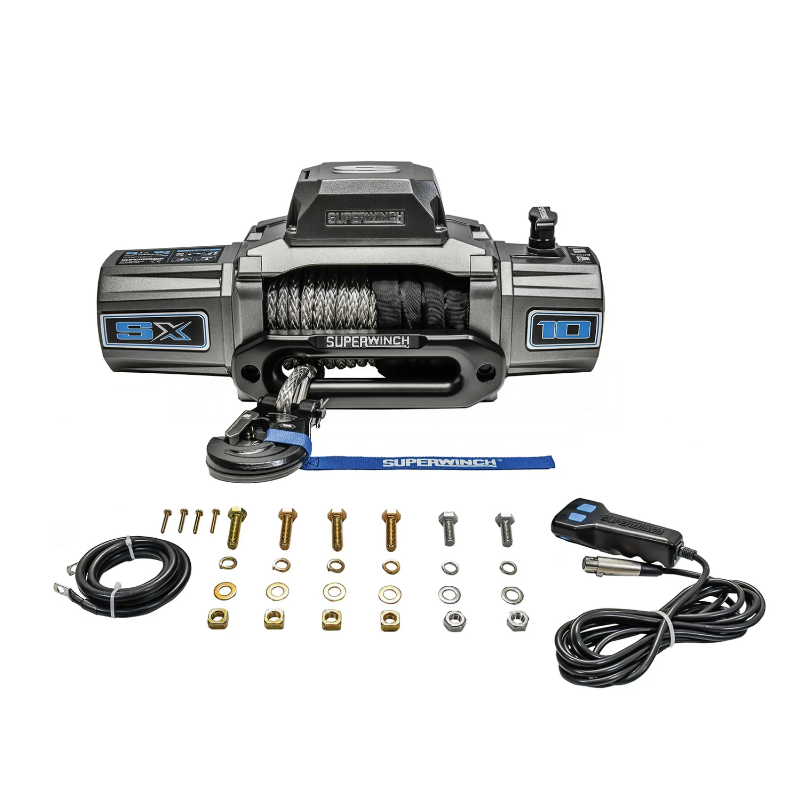 SX10SR 12V DC 10,000lb Synthetic Rope Winch - Image 8