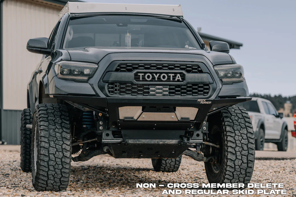 Rock Runner Front Skid Plate With Cross Member Delete Tacoma (2016-2023) - Image 4