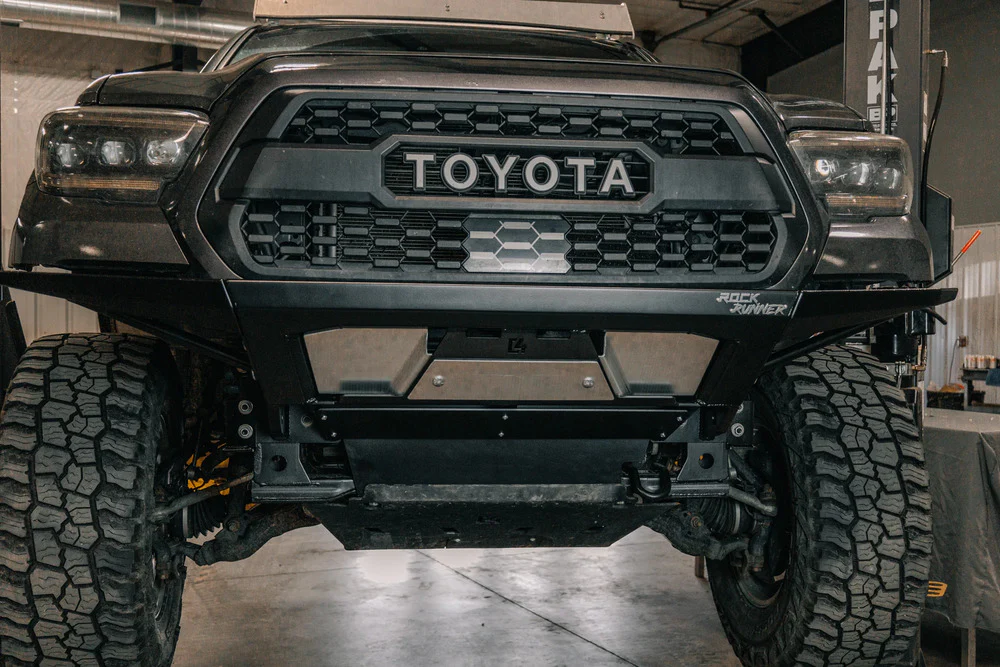 Rock Runner Front Skid Plate With Cross Member Delete Tacoma (2016-2023) - Image 7