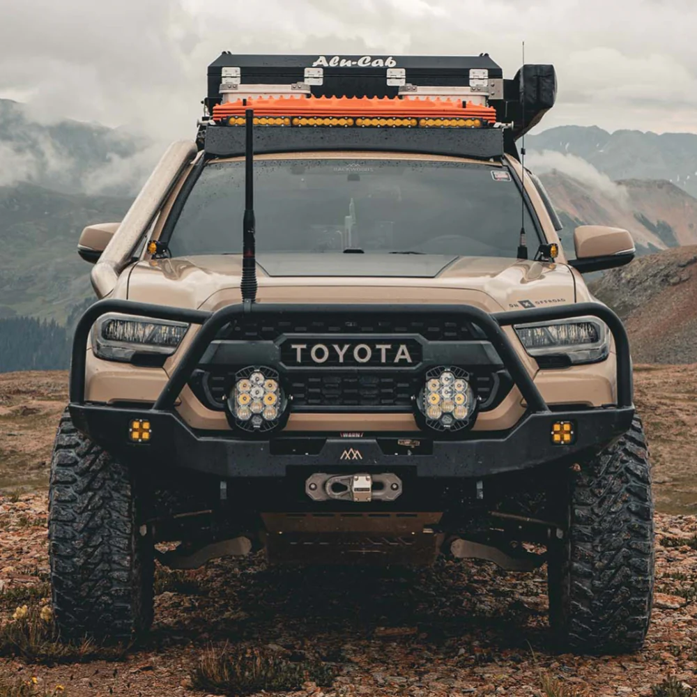 Hi-Lite Overland Front Bumper Bull Bar Tacoma (2016-2023) - Image 3