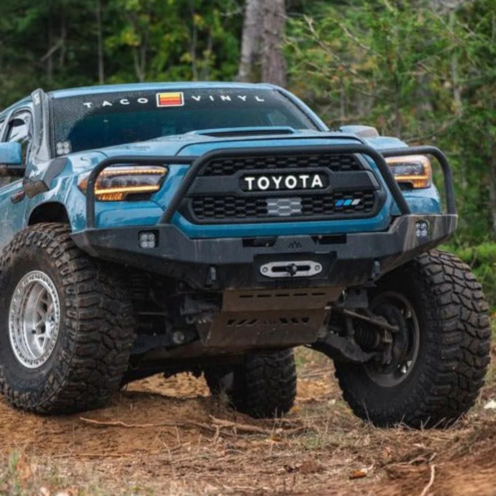 Hi-Lite Overland Front Bumper Bull Bar Tacoma (2016-2023) - Image 4