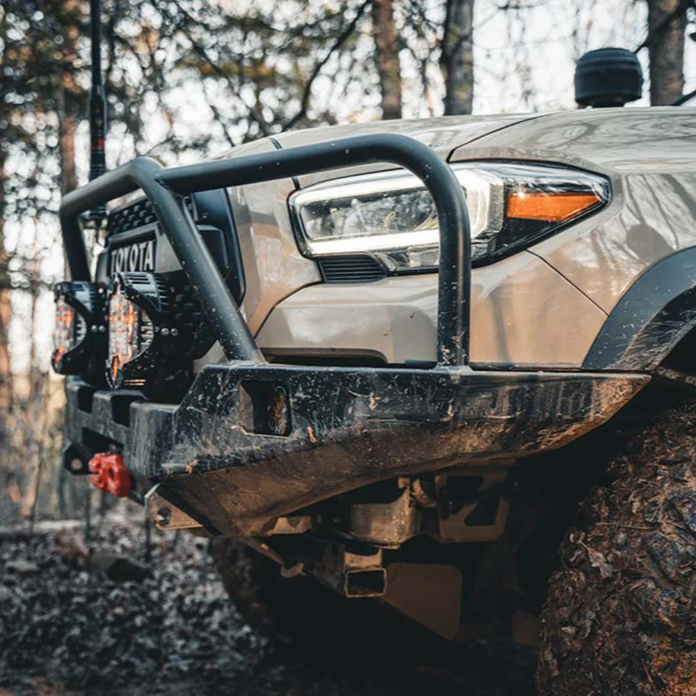 Hi-Lite Overland Front Bumper Bull Bar Tacoma (2016-2023) - Image 8