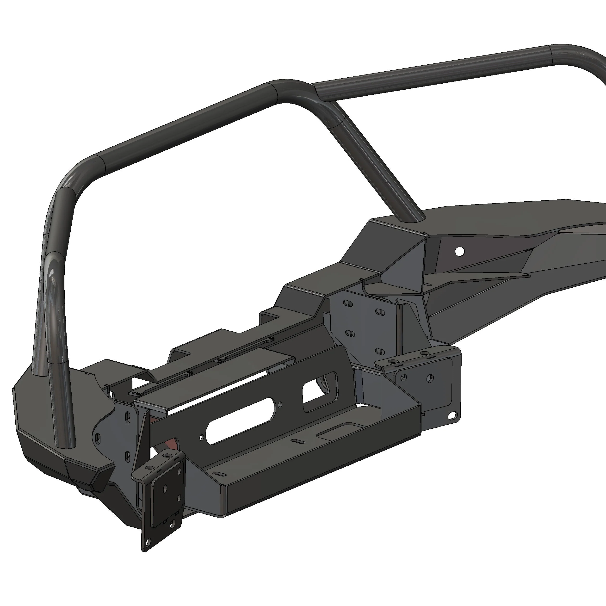 Hi-Lite Overland Front Bumper Bull Bar Tacoma (2024+) - Image 12