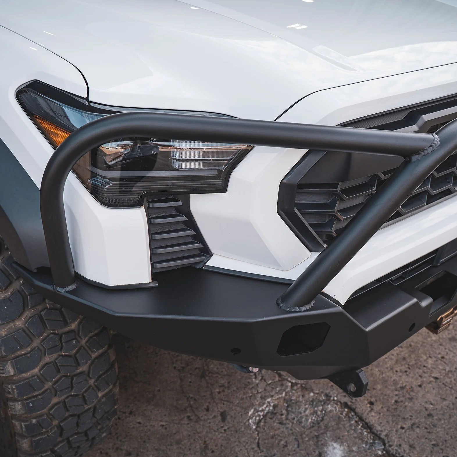 Hi-Lite Overland Front Bumper Bull Bar Tacoma (2024+) - Image 6