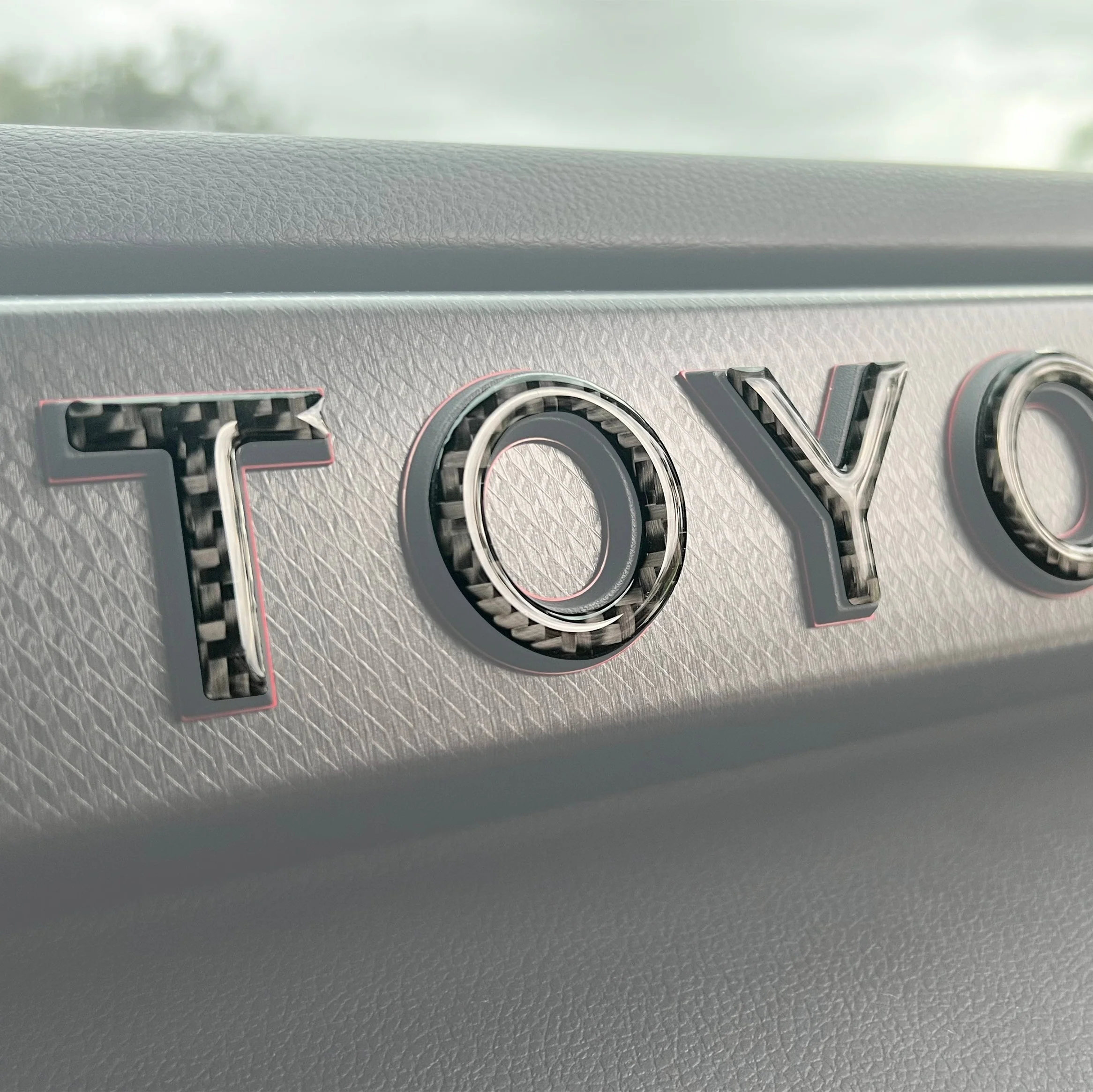 TRD Pro Glovebox Letter Overlays Tundra (2022+) & Sequoia (2023+)