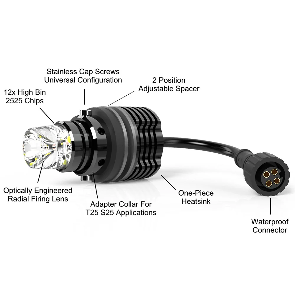 V6 Extreme White Amber Turn Signals Tacoma (2016-2023) - Image 8