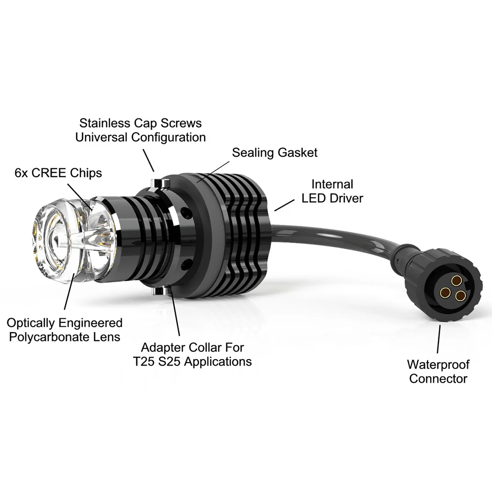 V6 Triton Amber LED Turn Signal Kit Sequoia (2023+) - Image 6