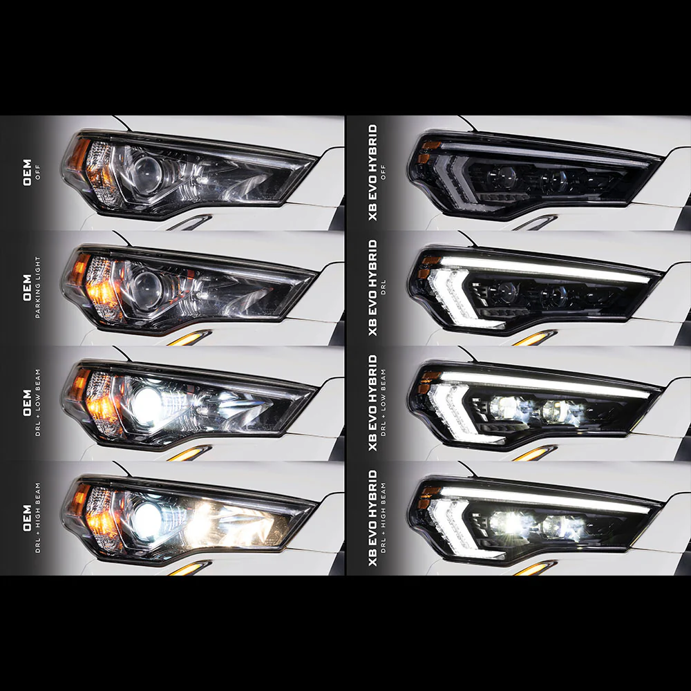 XB Evo Hybrid LED Headlights 4Runner (2014-2024) - Image 6
