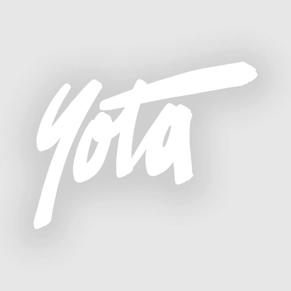 Yota Script Sticker