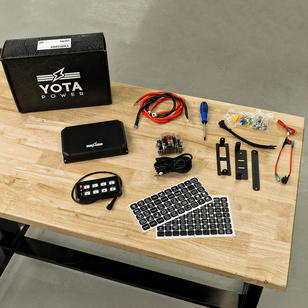 YP2 8 or 12 Button Auxiliary Power Kit + Bracket 4Runner (2014-2024) - Image 8