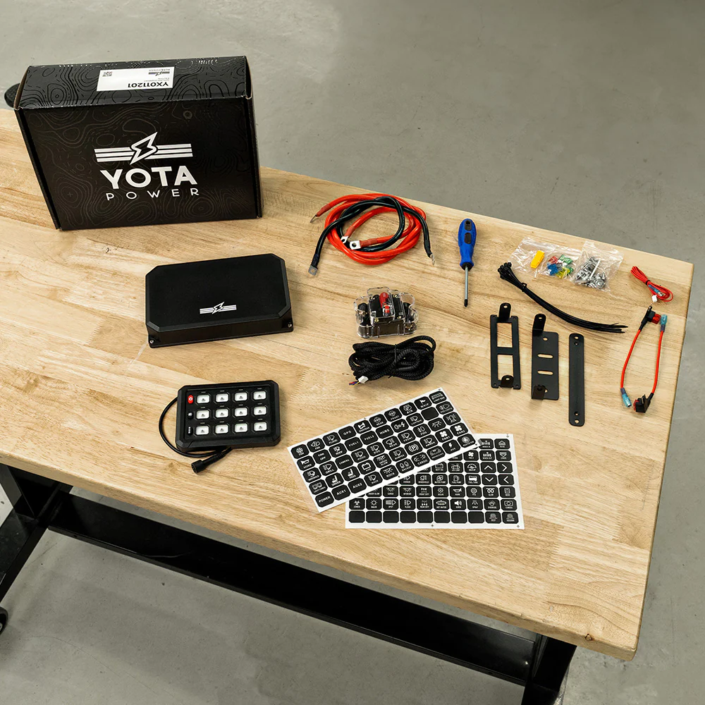 YP2 8 or 12 Button Auxiliary Power Kit + Bracket Non-Hybrid Tundra (2022+) - Image 9