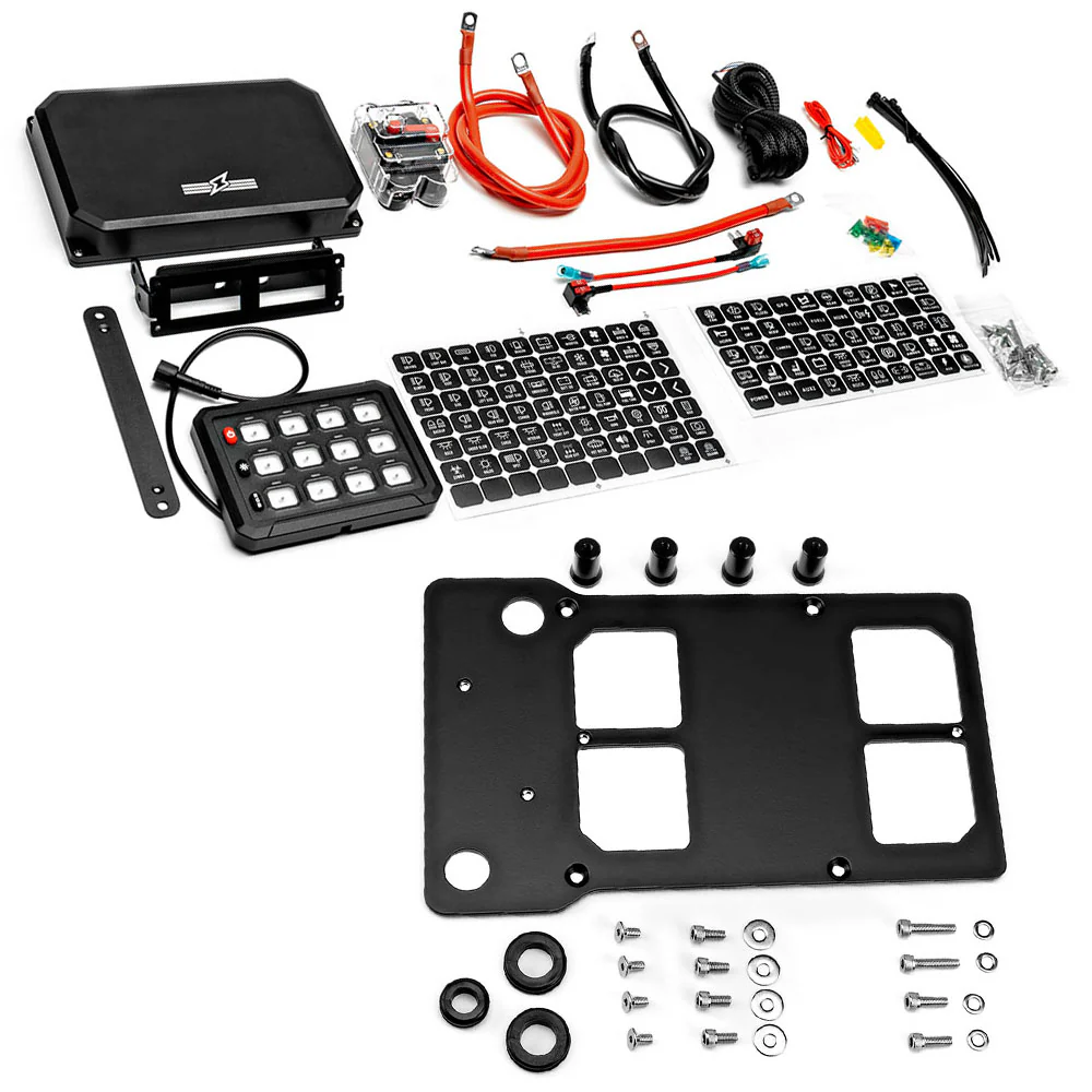 YP2 8 or 12 Button Auxiliary Power Kit + Bracket Hybrid Tundra (2022+) & Hybrid Sequoia (2023+) & Hybrid Tacoma (2024+) & Hybrid 4Runner (2025+) & Land Cruiser (2024+) - Image 11